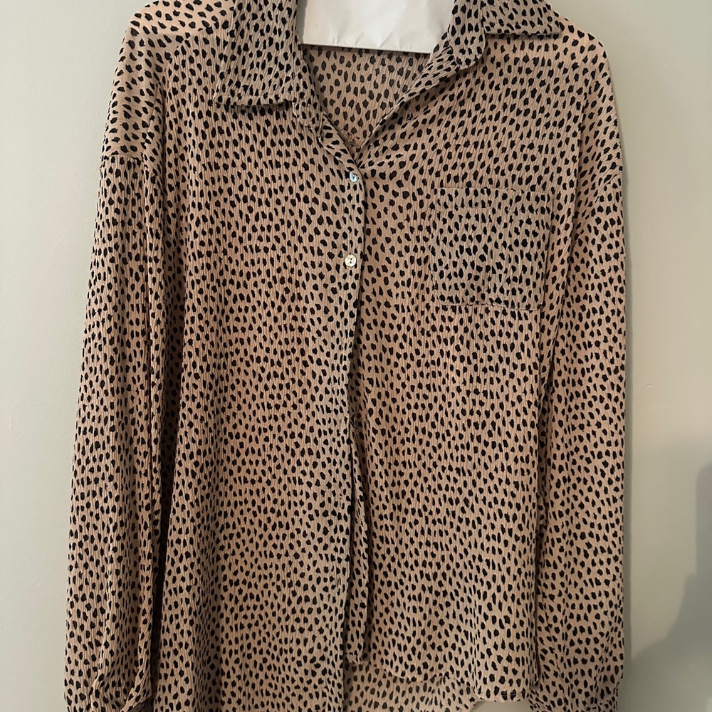 POL Animal Print Blouse